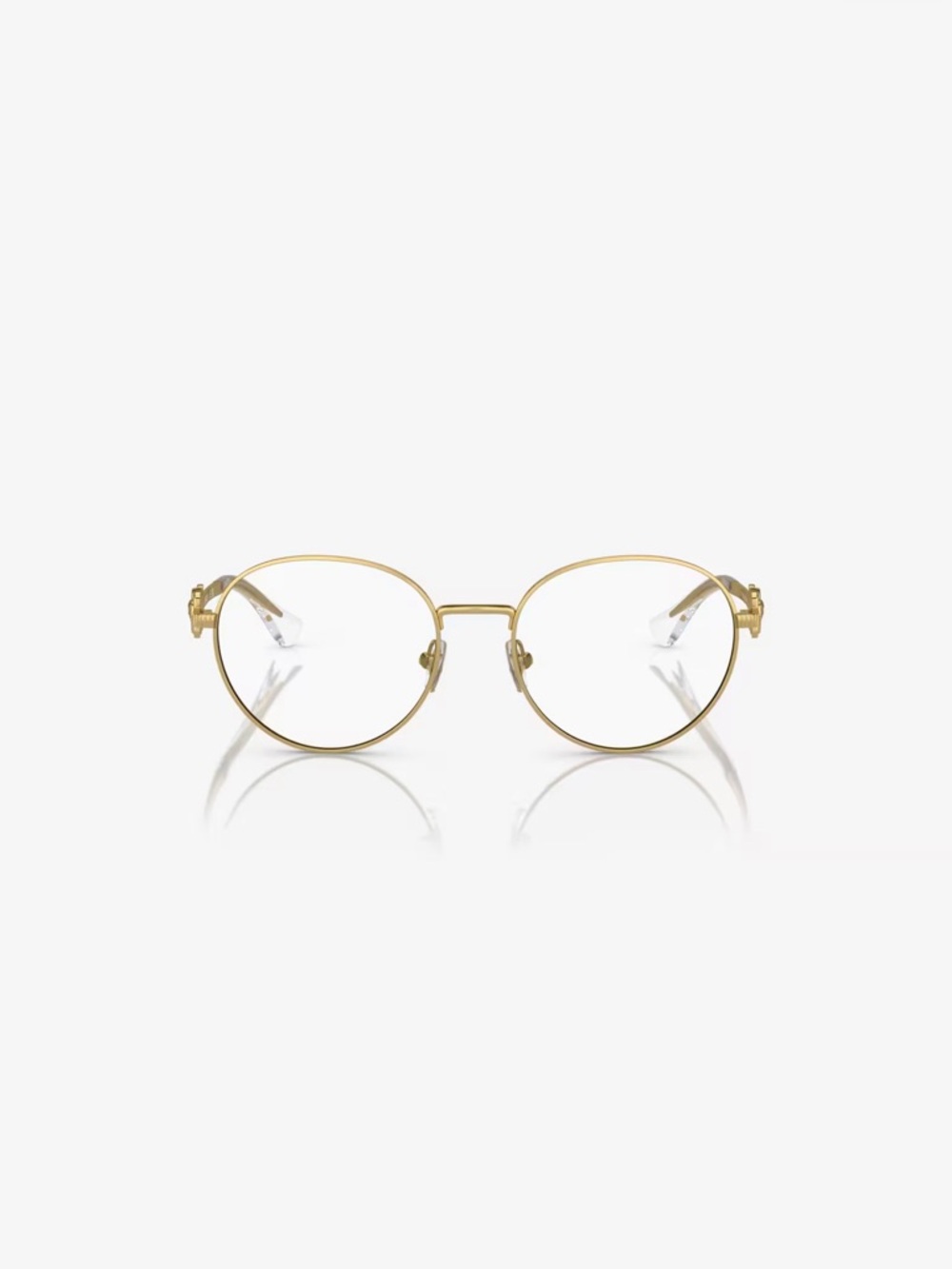 Versace Kids Gold Round Metal Frame Glasses